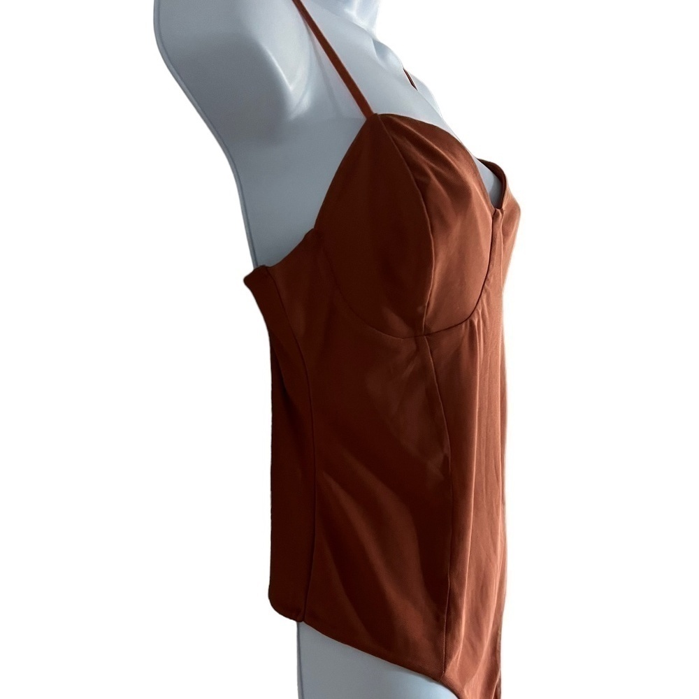 Bar III | Burnt Orange Thong Bodysuit | NWT - Picture 2 of 5